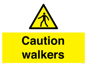 Caution walkers